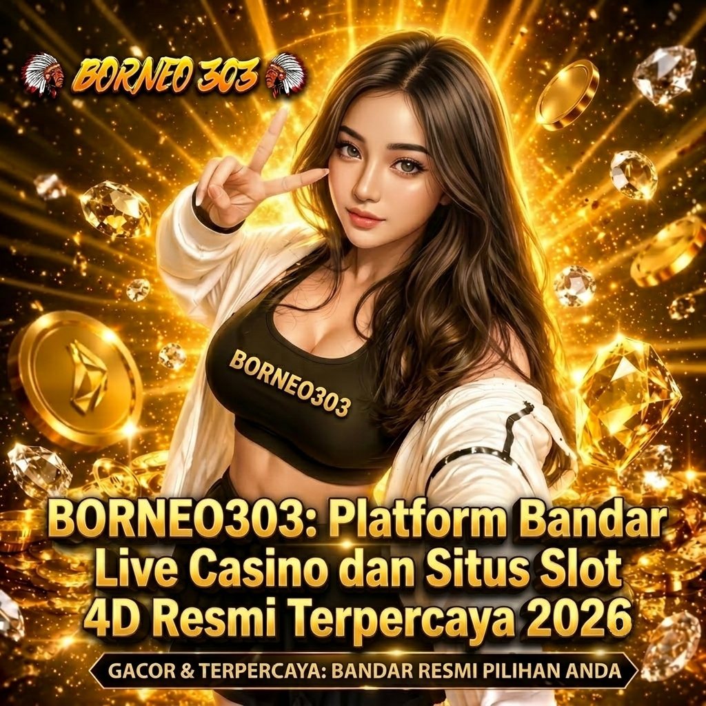 BORNEO303: Platform E-chimp Bandar Live Casino dan Situs Slot 4D Resmi Terpercaya